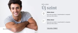 Új Szint - Egyszerű Webhelysablon