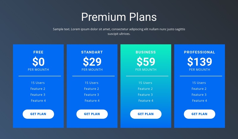 Value-based pricing Webflow Template Alternative