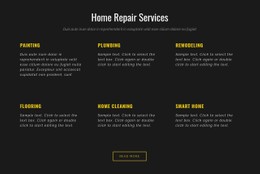CSS Layout For Residential Services