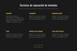 Plantilla De Sitio Para Servicios Residenciales