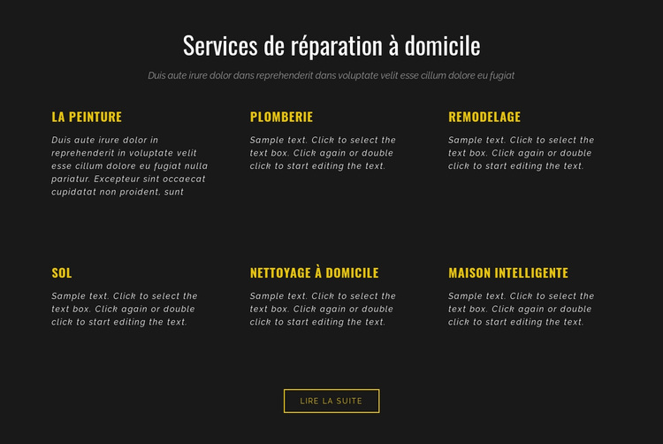 Services résidentiels Thème WordPress