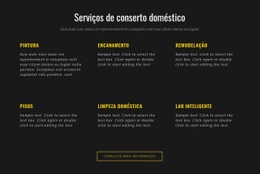 Serviços Residenciais - Design De Site Profissional