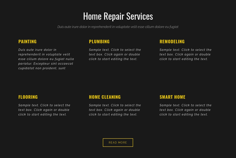 Residential services Wix Template Alternative