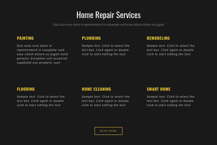 Residential services WordPress Theme