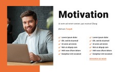 Motivieren Sie Ihre Mitarbeiter - Kostenloser Download-Website-Builder