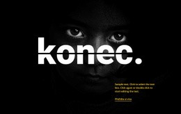 Konec – Šablona Elektronického Obchodu