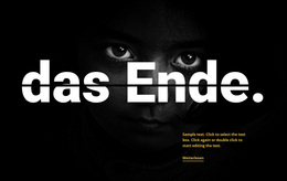 Das Ende – Inspiration Für WordPress-Themes