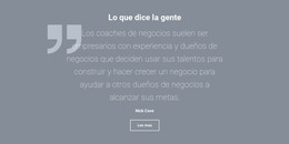 Plantilla De Sitio Para Testimonios Y Reseñas De Clientes