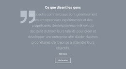 Témoignages Et Avis Clients - Un Magnifique Modèle D'Une Page