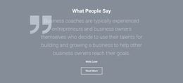 Stunning HTML5 Template For Client Testimonials And Reviews