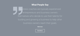 Client Testimonials And Reviews - Beautiful One Page Template