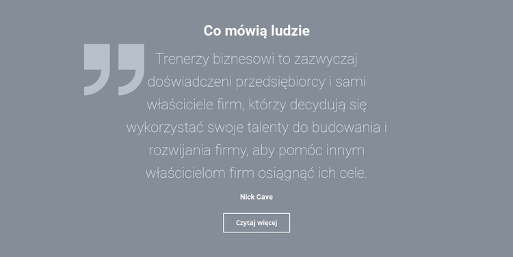 Opinie i recenzje klientów Makieta strony internetowej