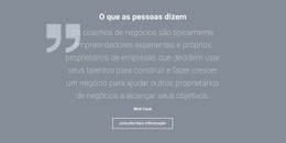 Depoimentos E Análises De Clientes - Construtor De Sites