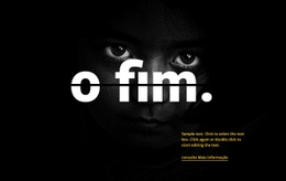 Design Do Site Para O Fim