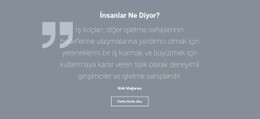 Müşteri Referansları Ve Incelemeleri Basit CSS Şablonu