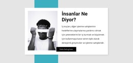 Dürüst Yorumlar Şablon HTML CSS Duyarlı