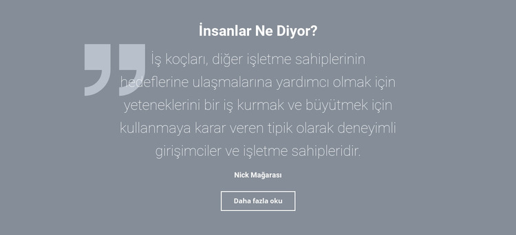 Müşteri referansları ve incelemeleri Web Sitesi Şablonu