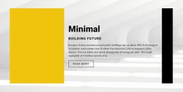 Minimální Styl - HTML Website Creator