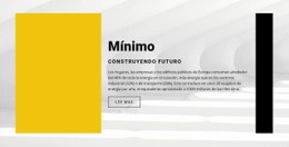 Estilo Minimalista - Página De Destino Gratuita, Plantilla HTML5