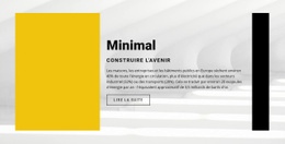 Style Minimal - HTML Website Creator