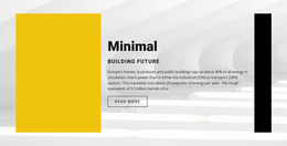 Minimal Style - HTML Website Creator