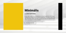 Minimális Stílus - HTML-Sablon Letöltése