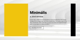 Webhelytervezés Minimális Stílus Bármilyen Eszközhöz