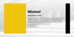Minimal Style - Website Template