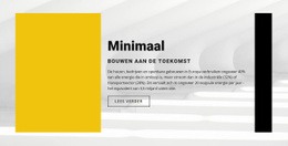Minimalistische Stijl - Creatieve Multifunctionele Sjabloon