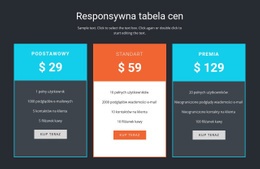 Responsywna Tabela Cen