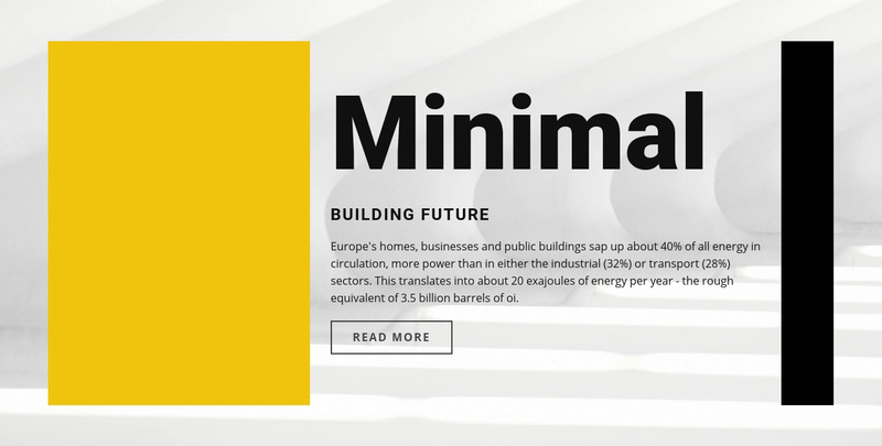 Minimal style Squarespace Template Alternative