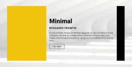 Minimal Stil - Nedladdning Av HTML-Mall