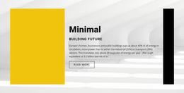 Minimal Style - Website Template