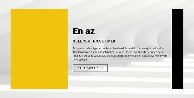 Minimal tarz CSS Şablonu