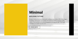 Minimal Style -Ready To Use Homepage Design