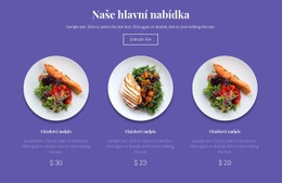 Naše Top Menu – Online Šablony