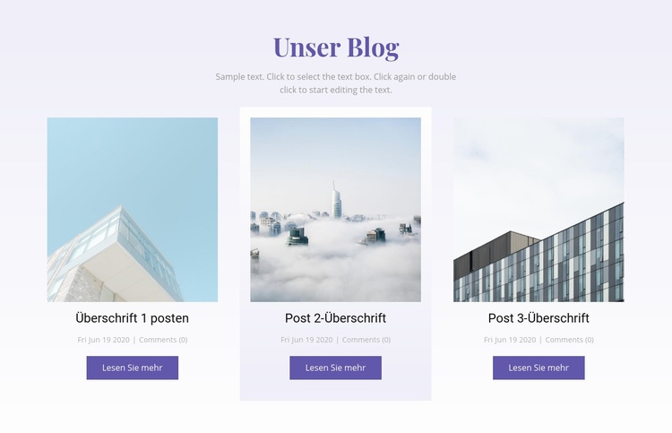 Unsere Nachrichten Website-Modell