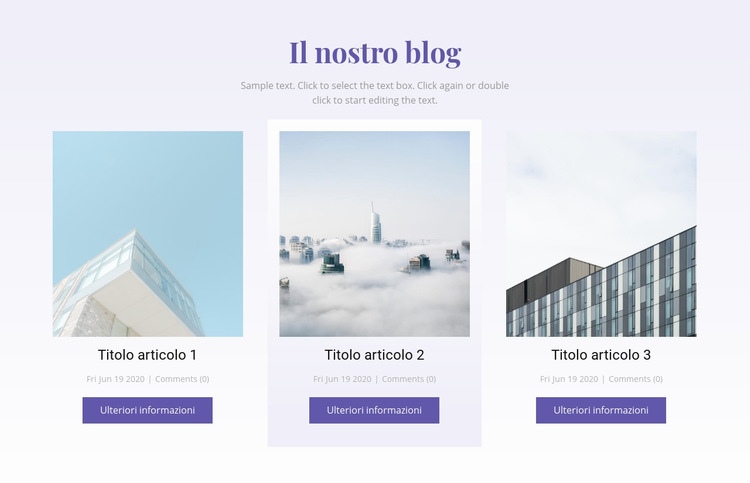 Le nostre notizie Progettazione di siti web