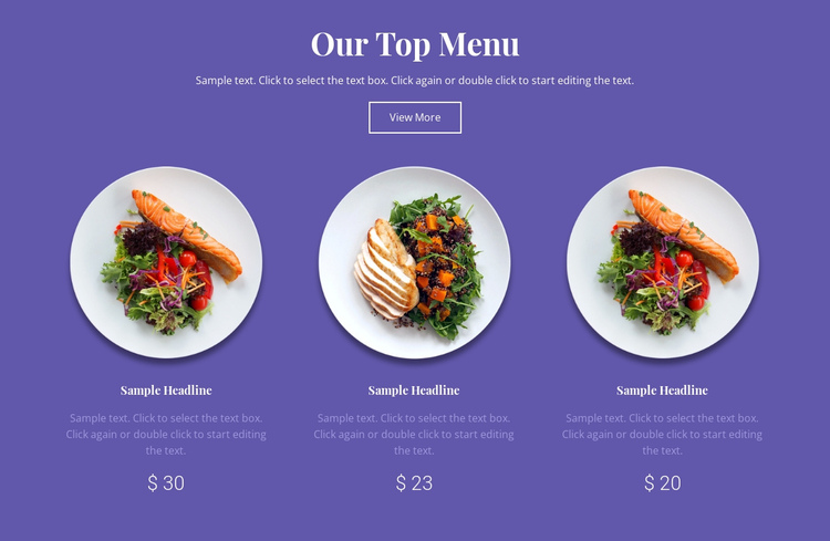 Our top menu Website Builder Software