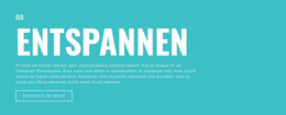 Entspannen – Kostenloses Joomla-Website-Template