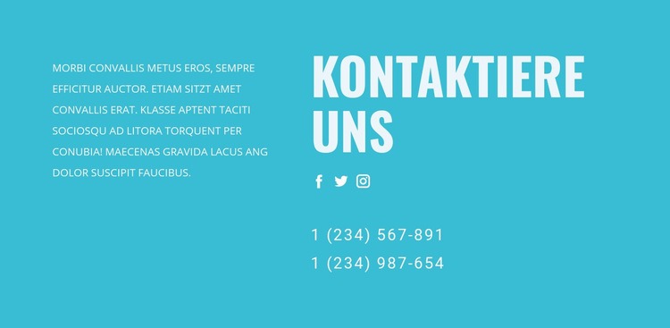 Kontaktieren Sie unser Support-Team Landing Page