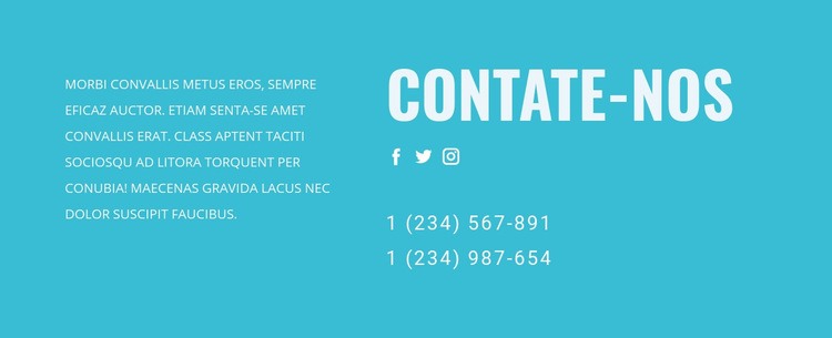 Contate nossa equipe de suporte Landing Page