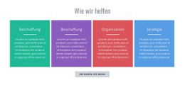 Wie Wir Helfen Können Einfache CSS-Vorlage