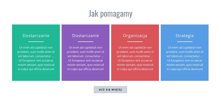 Jak możemy pomóc Szablon CSS