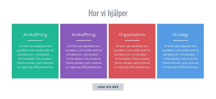 Hur vi kan hjälpa CSS -mall