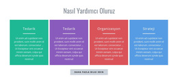 Nasıl Yardımcı Olabiliriz - Web Sitesi Oluşturucu Şablonu