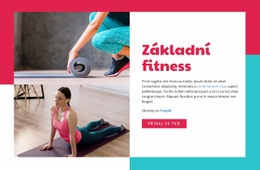Základní Fitness - Šablona Webové Stránky