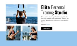 Elite Personal Training Studio‎ Simple HTML CSS Template