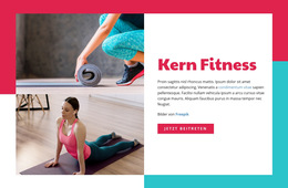 Kern Fitness – Webseiten-Vorlage