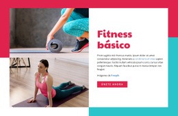 Maqueta De Sitio Web Gratuita Para Fitness Básico